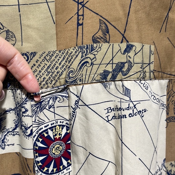 Men’s Gant Salty Dog Nautical Over Print Button Down Shirt Size Large - Picture 9 of 10